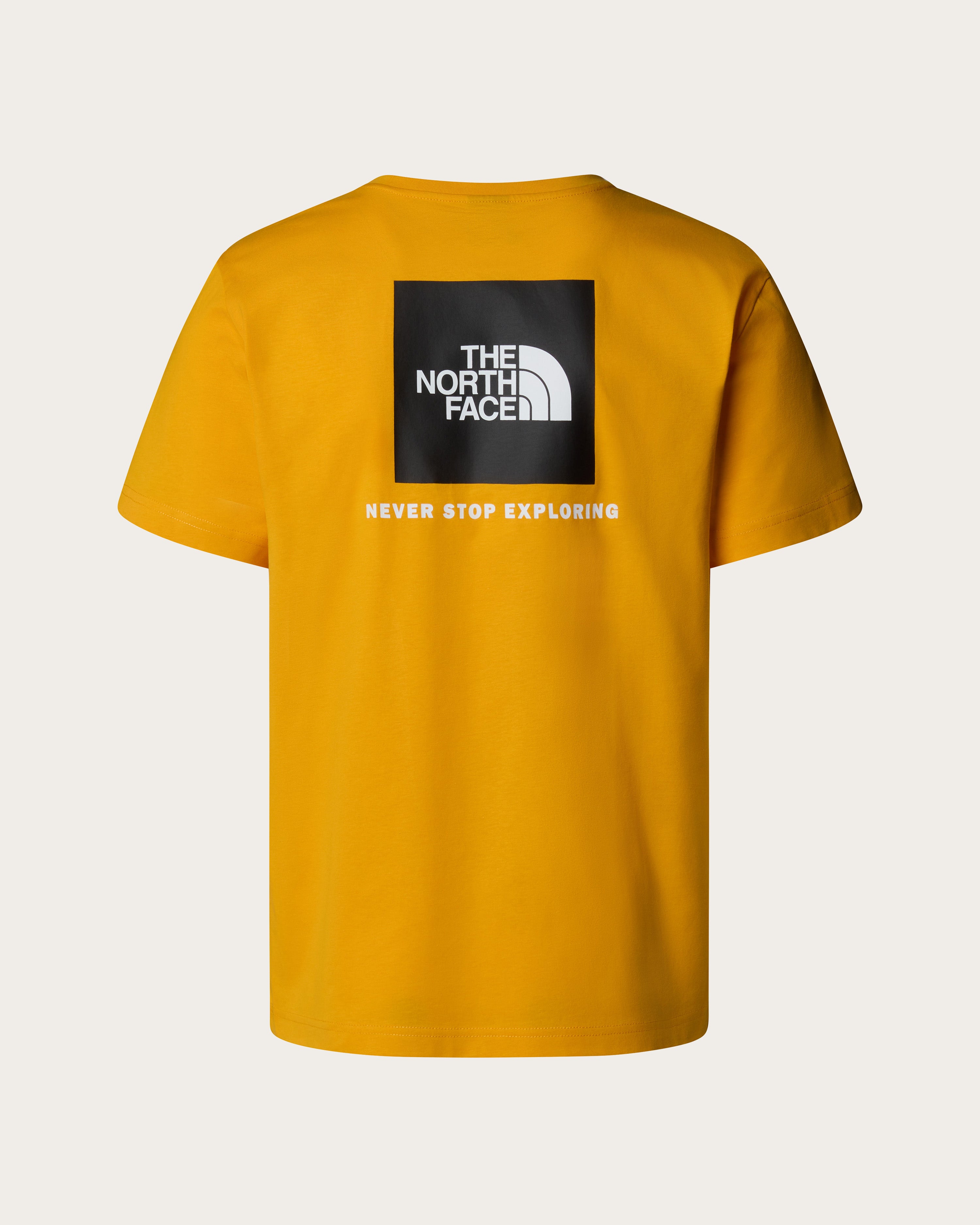 The North Face Men's SS Redbox Tee - Summit Gold / TNF Black