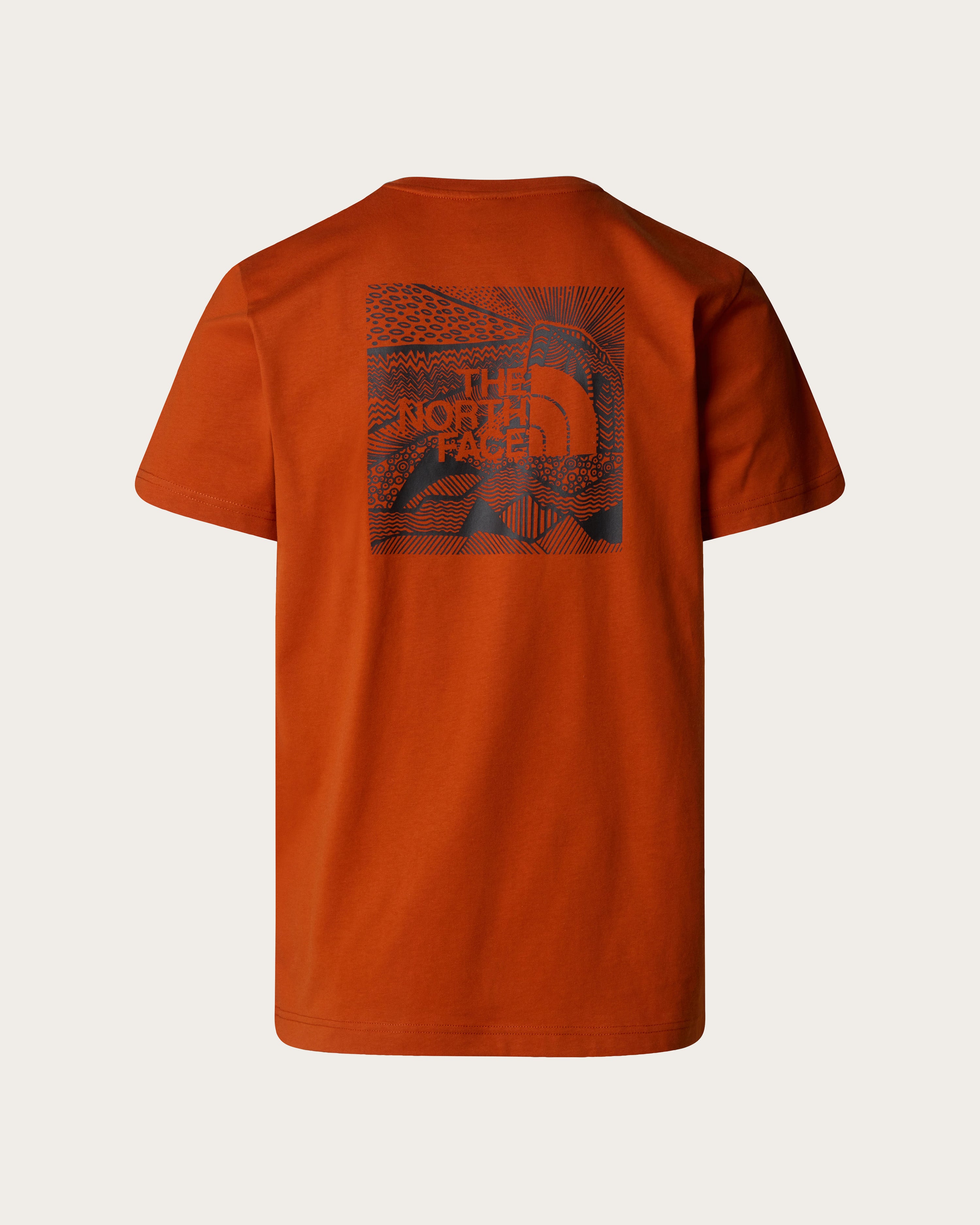The North Face Men's SS Redbox Celebration Tee - Earthen Copper