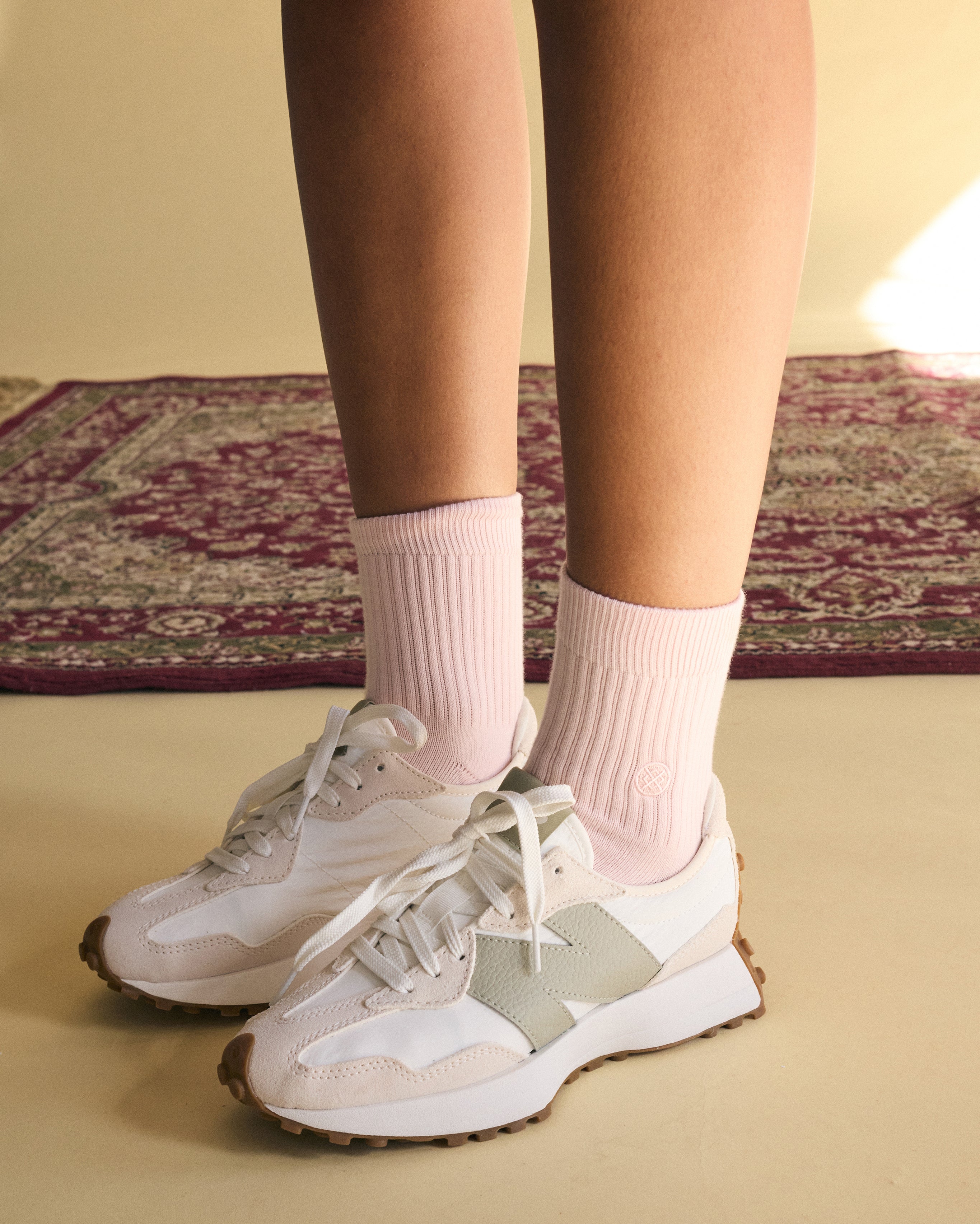 New Balance 327 - Linen with Sea Salt & Olivine
