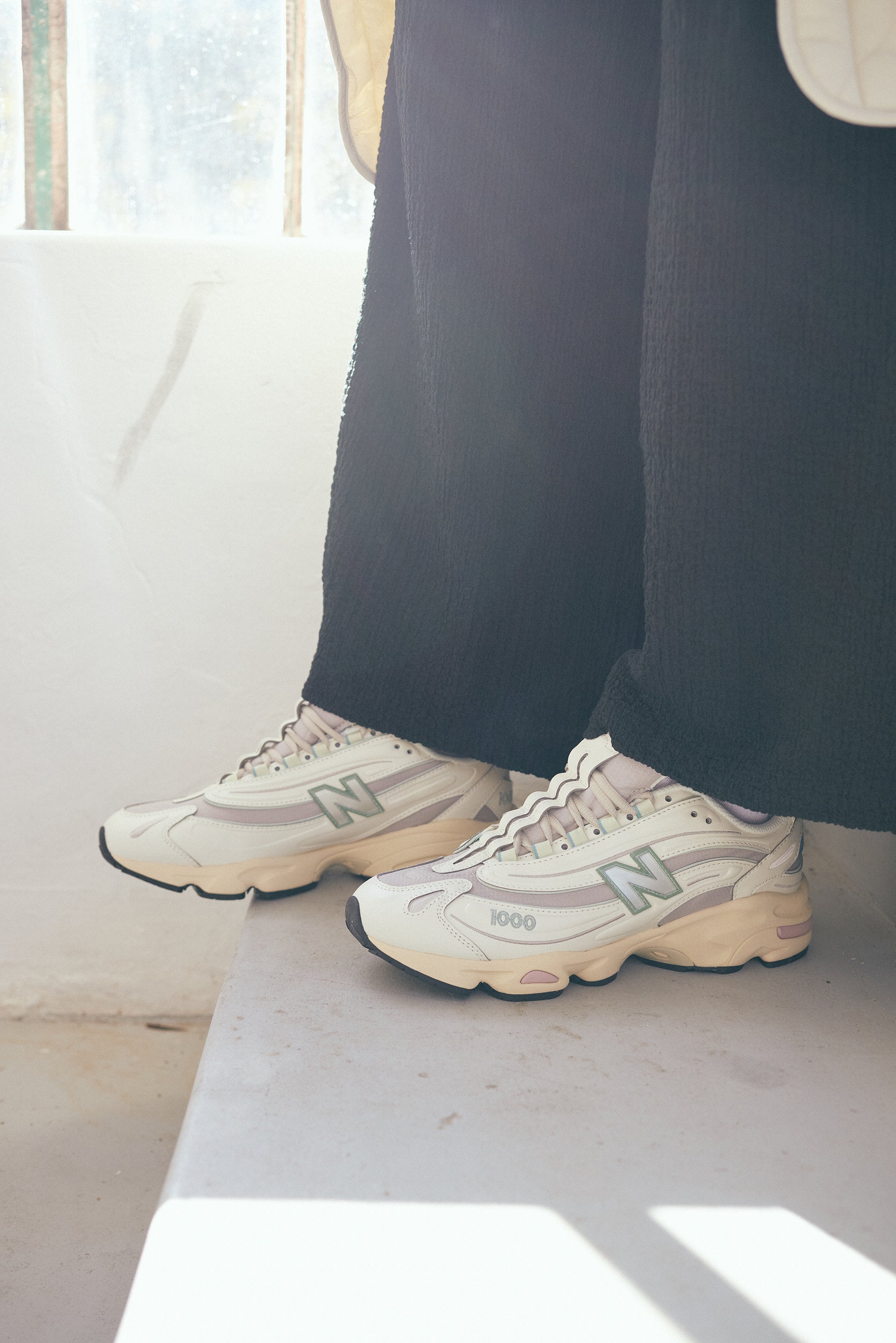 New Balance M1000 Angora with Moonrock