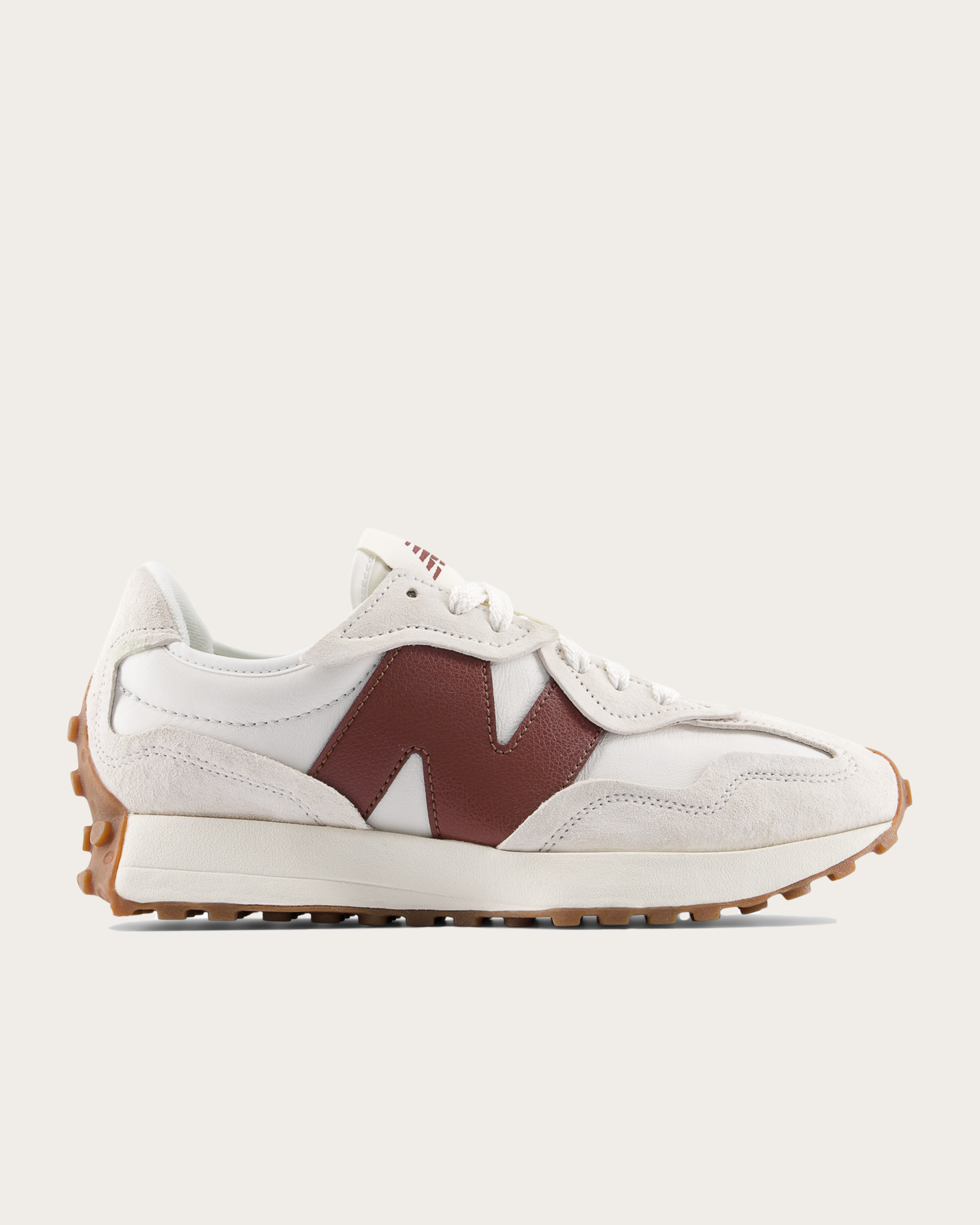New Balance 327 - Linen with Rich Oak