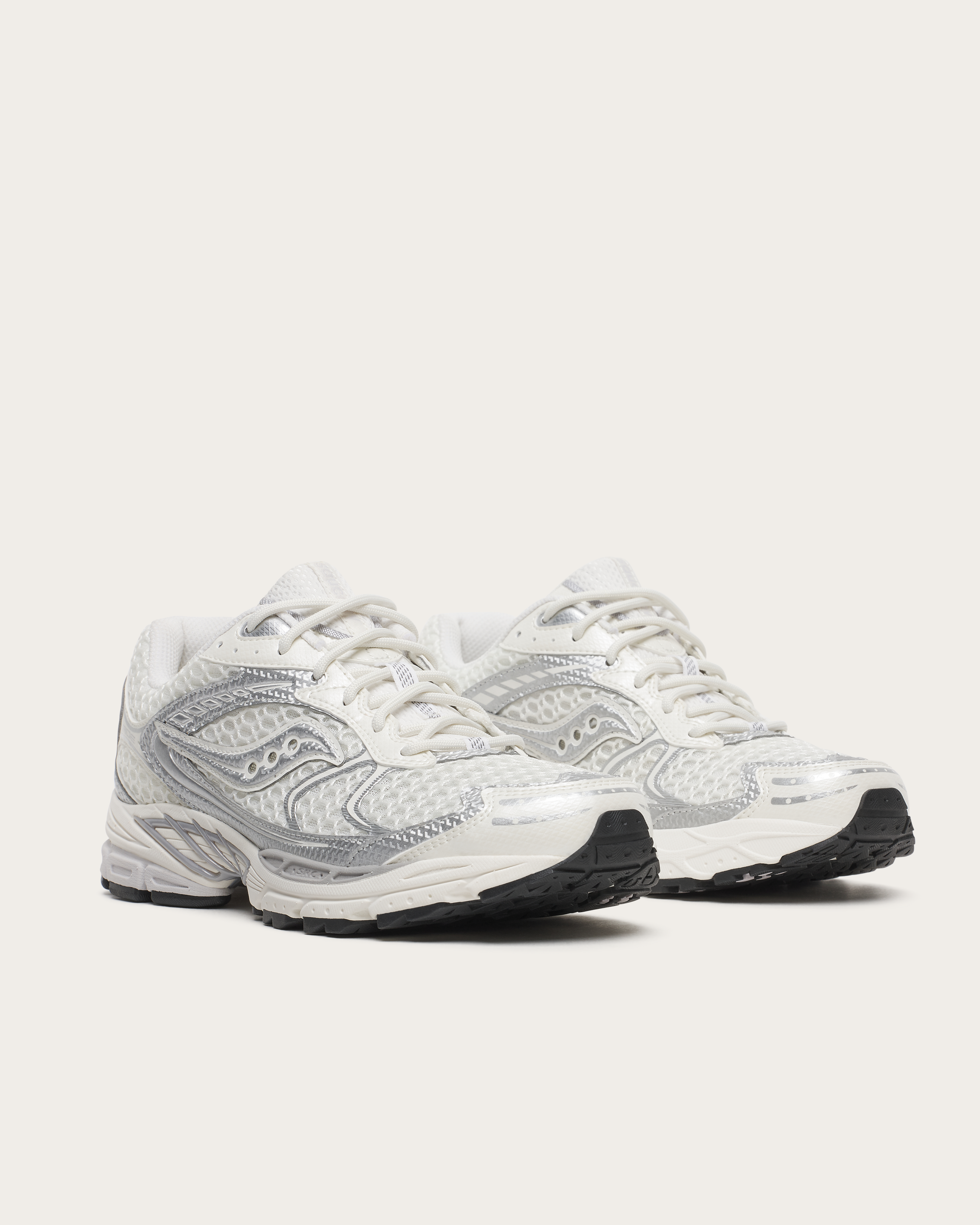Saucony Progrid Ride 1 - Ivory & Silver