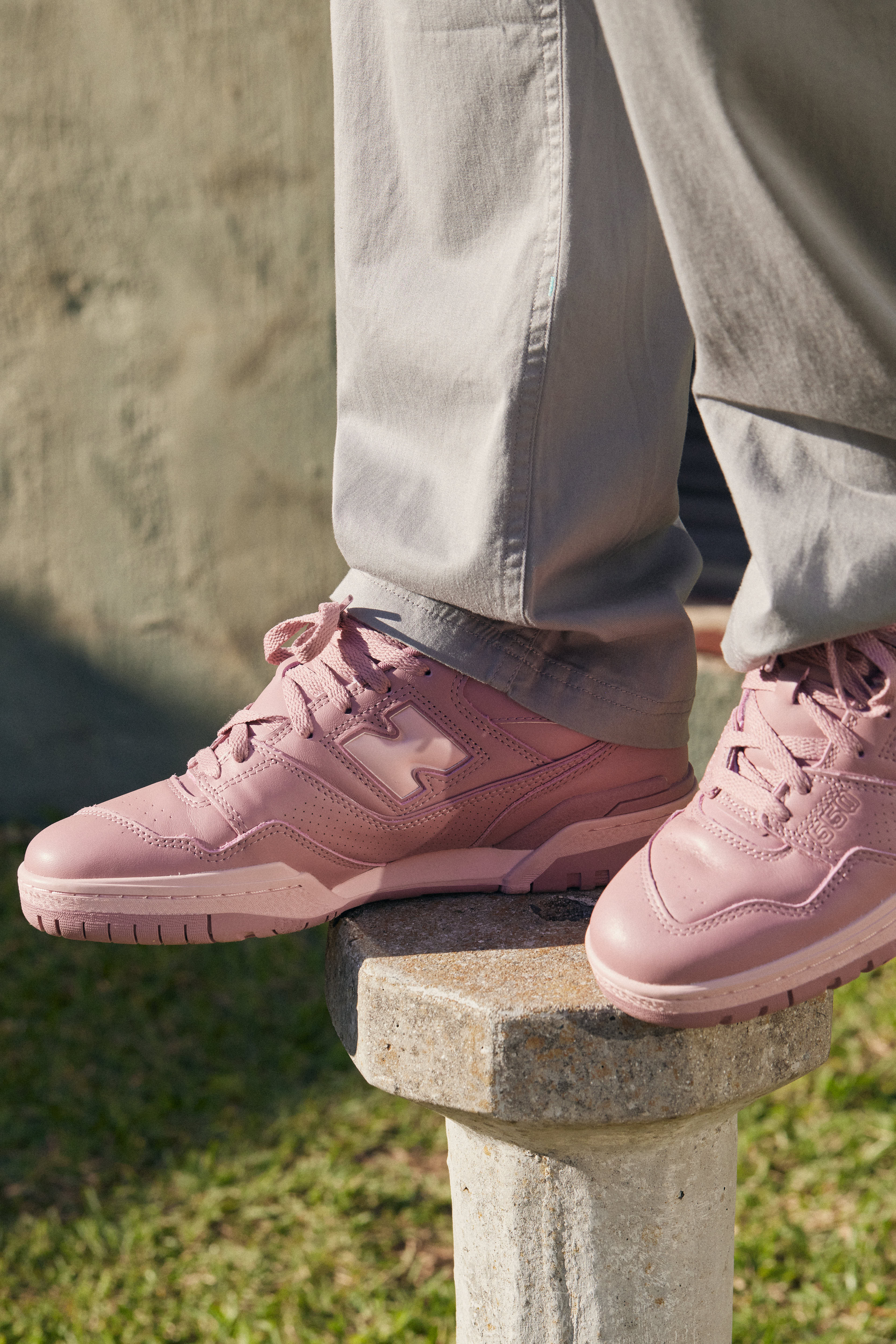 New Balance - 550 Rosewood with orb Pink