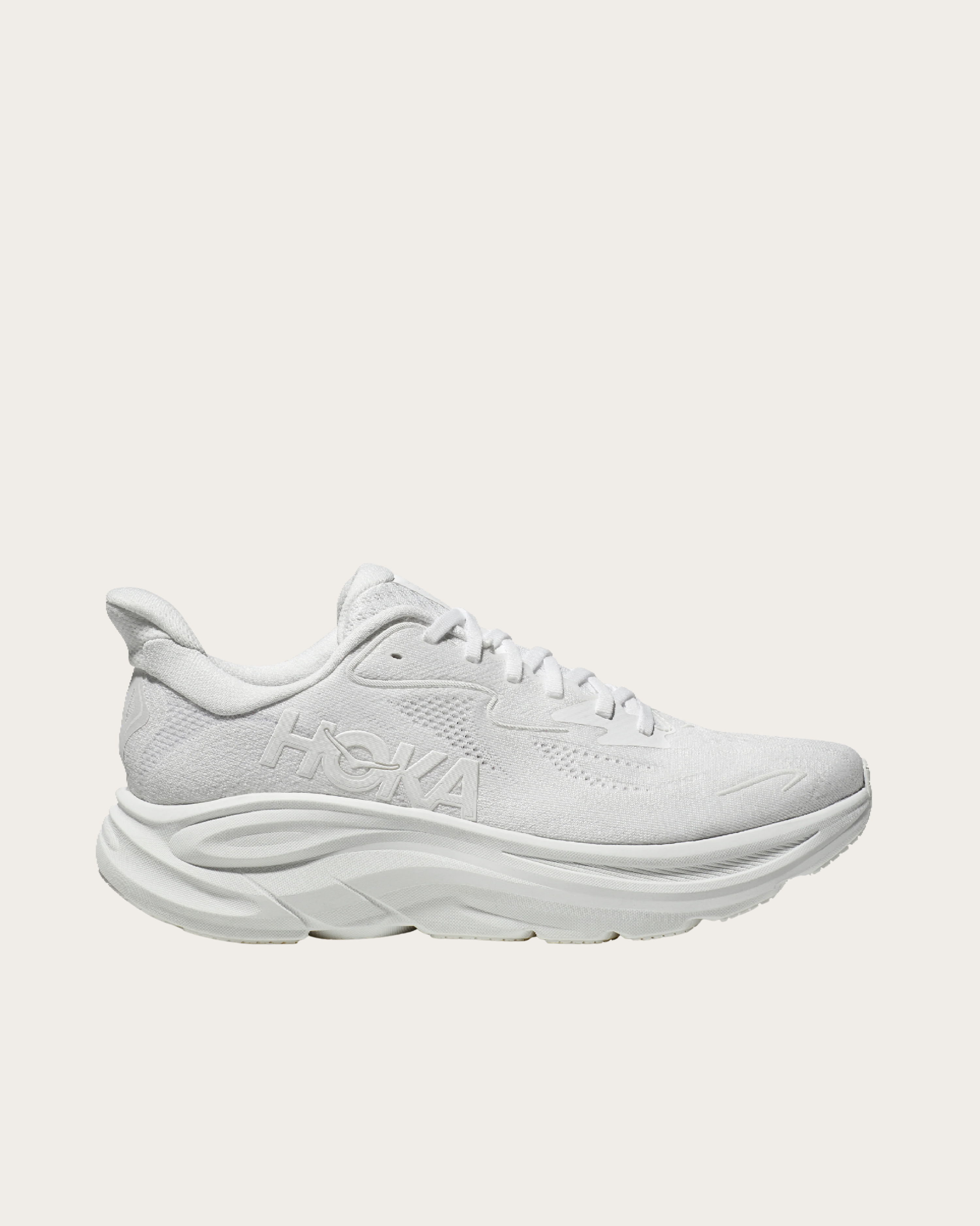 Hoka Clifton 10 – White / White Mesh